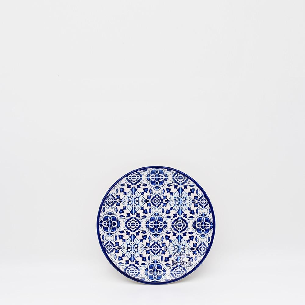 luisa-paix-o-tradicional-assiette-c-ramique-bleue-13-cm-azulejos image 1
