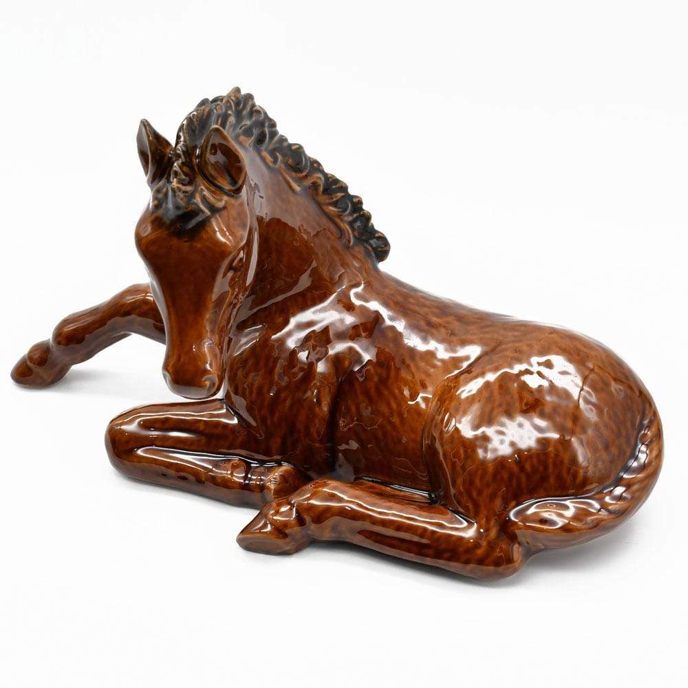 luisa-paix-o-cheval-c-ramique-marron-38-cm-couch image 5