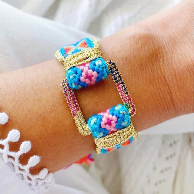 luisa-paix-o-bijoux-bracelet-macram-zirconium-ajustable image 1