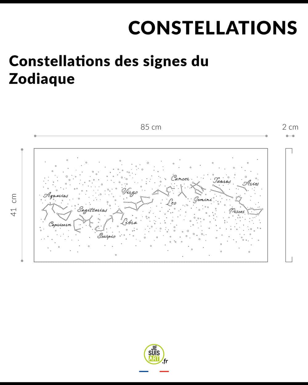 je-suis-art-constellations-tableau-m-tal-signe-zodiaque-d-coup image 6