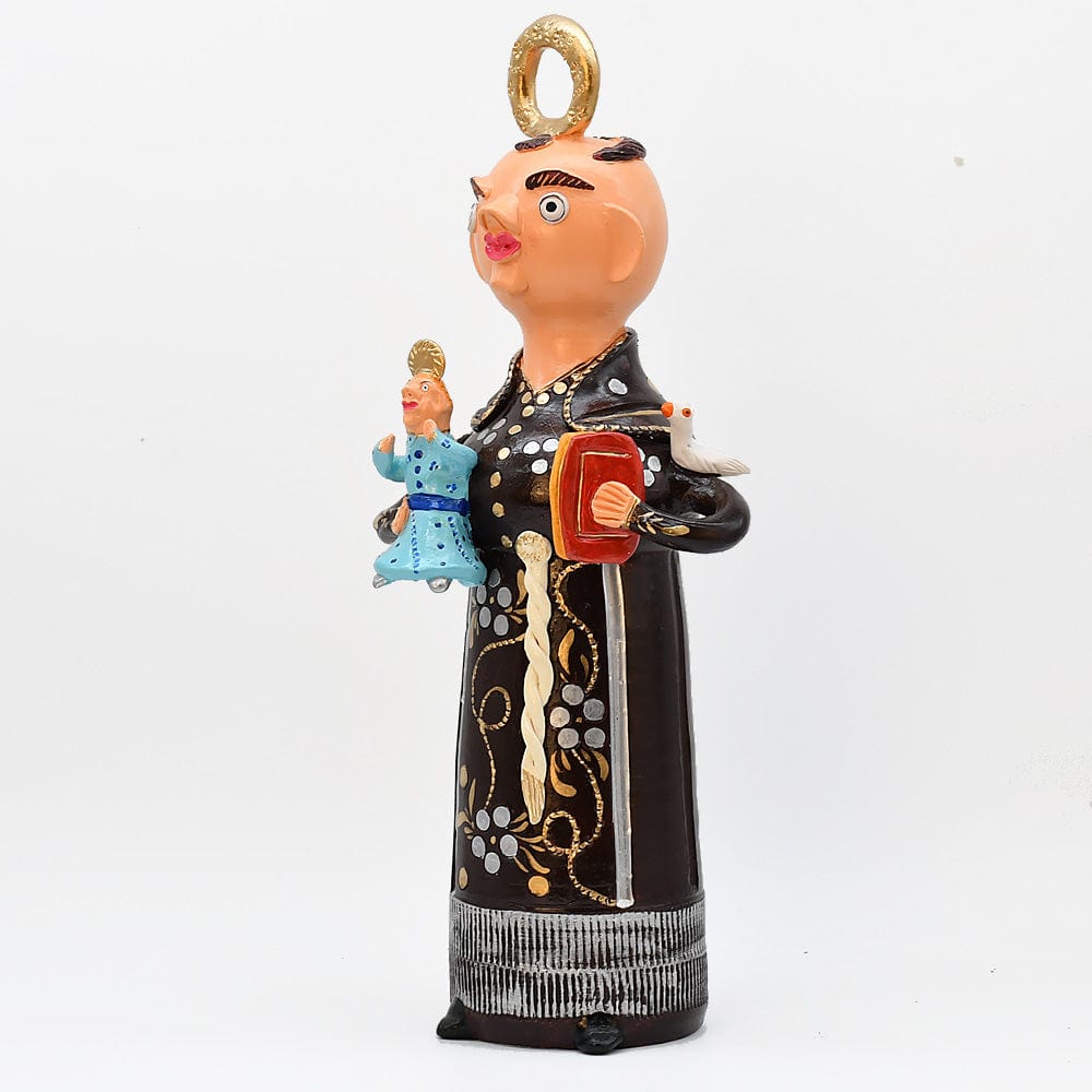 luisa-paix-o-s-o-ant-nio-50cm-statuette-c-ramique-pi-ce-unique image 7