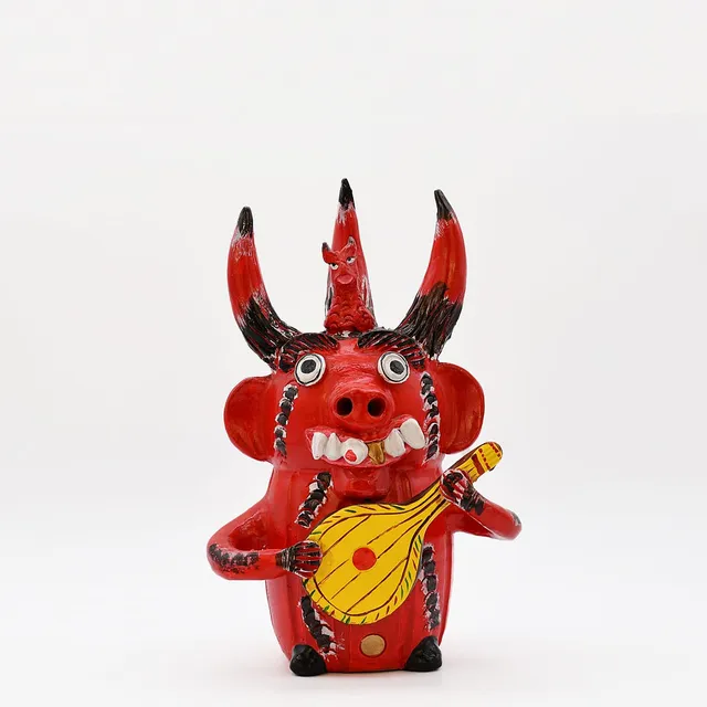 luisa-paix-o-diabo-com-guitarra-30cm-statuette-dent-dor-e image 1