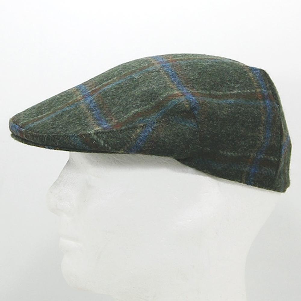 luisa-paix-o-tartan-casquette-portugaise-laine-verte-taille-58 image 3