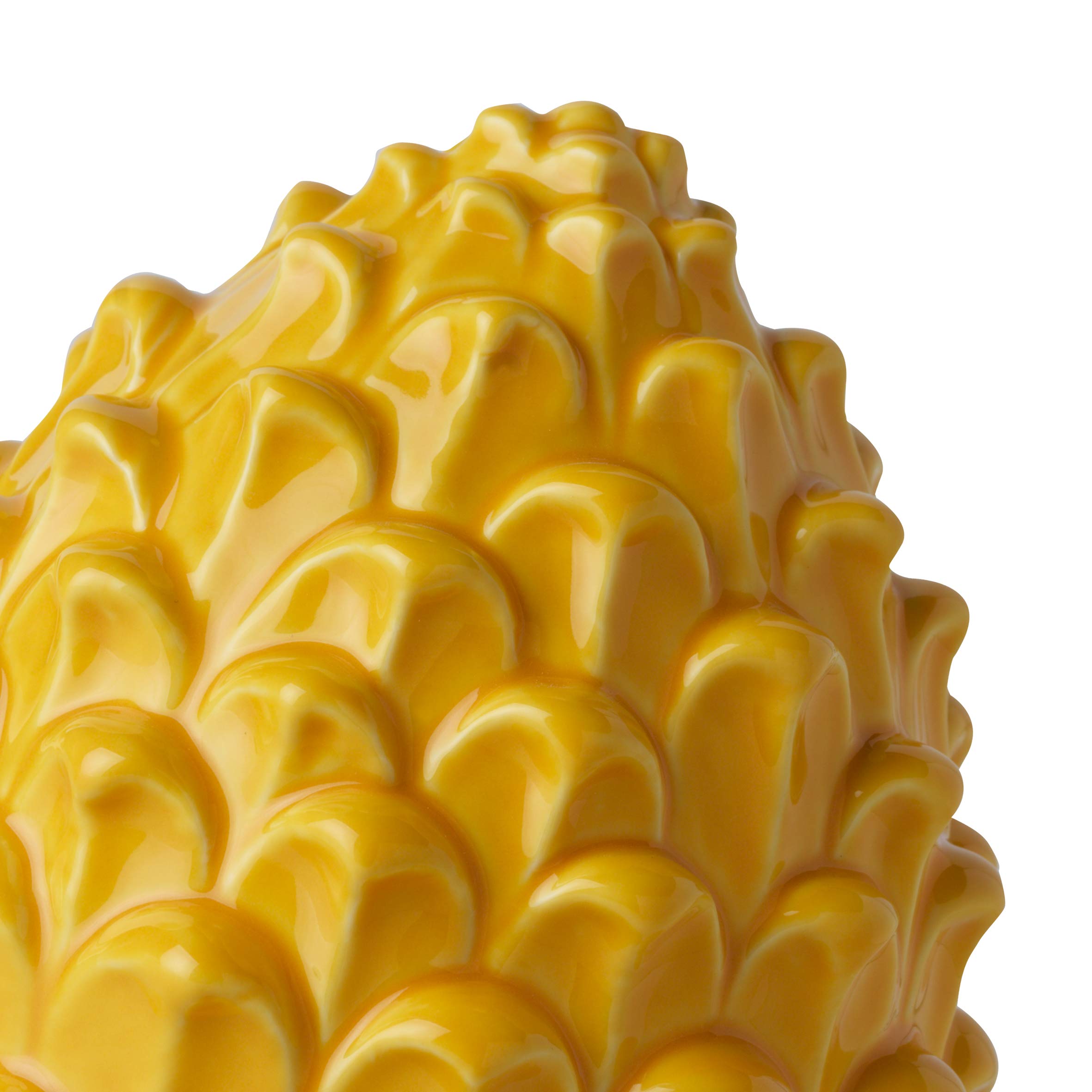 baroni-home-decorazioni-pomme-de-pin-d-coration-porcelaine-18-cm image 2