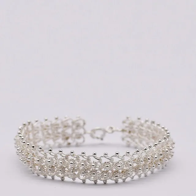 luisa-paix-o-portuguesa-bracelet-argent-tress-17cm image 1