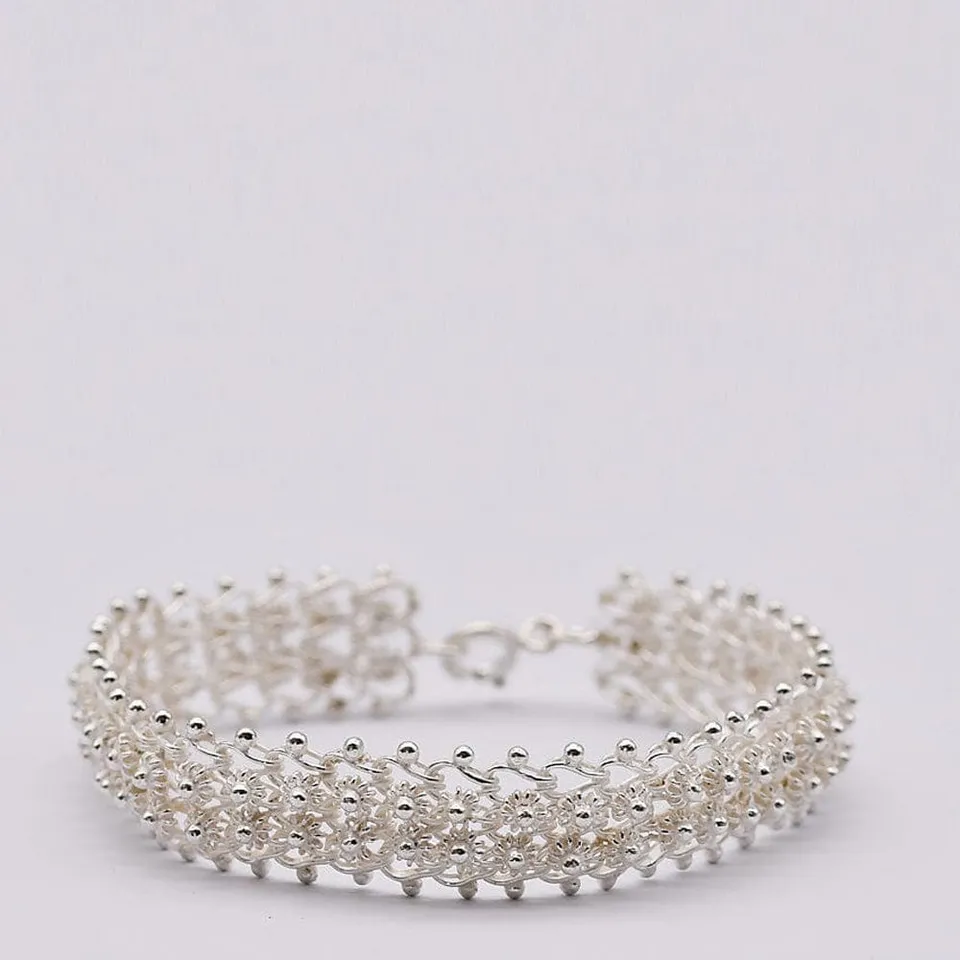 luisa-paix-o-portuguesa-bracelet-argent-tress-17cm image 1