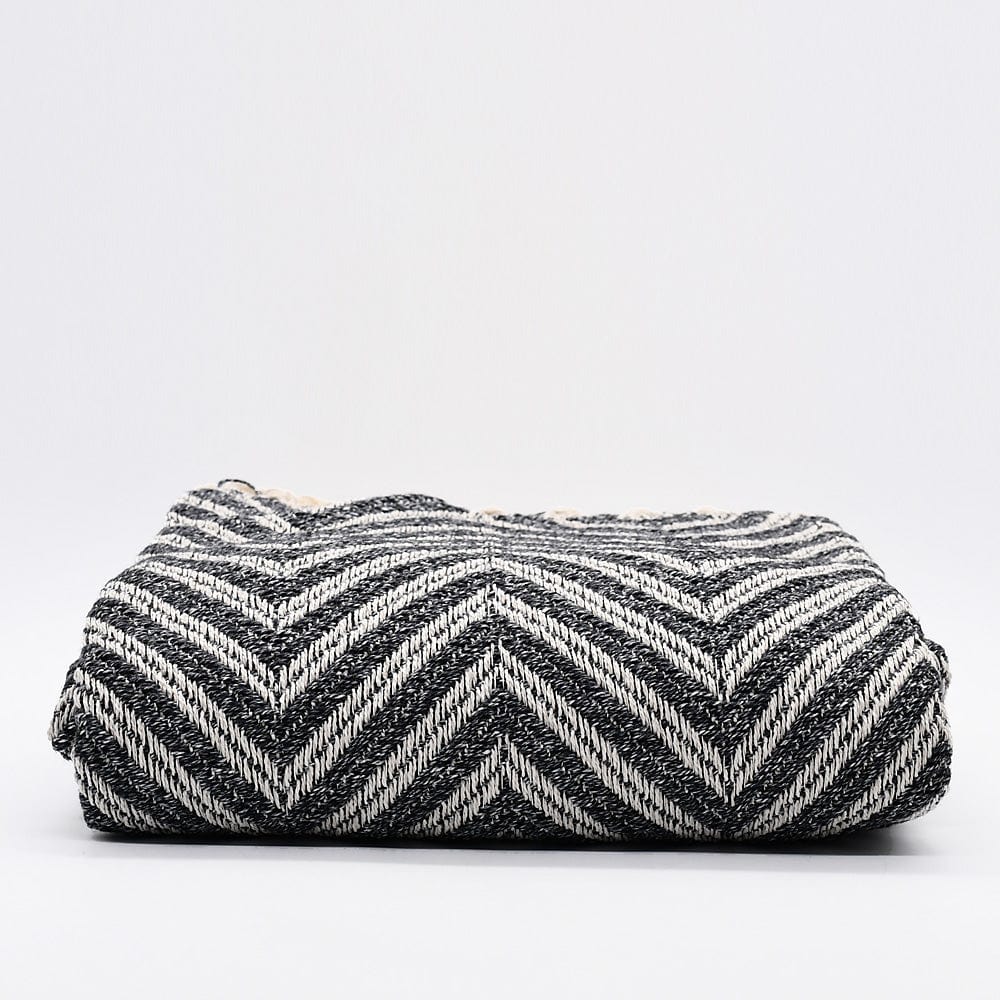 luisa-paix-o-espiga-plaid-coton-gris-200x135cm image 1