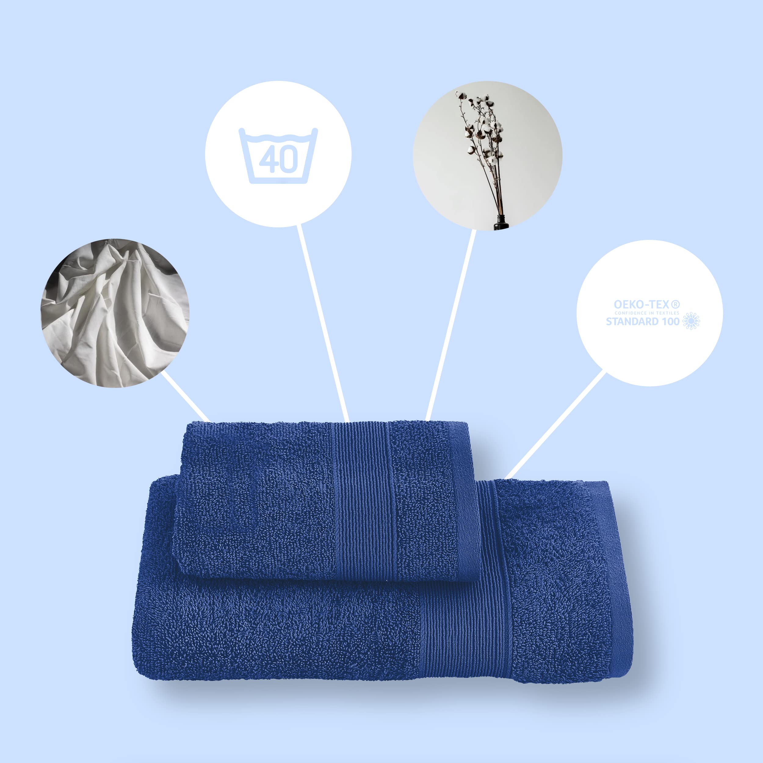 baroni-home-lot-2-serviettes-coton-bleu-clair-visage-invit image 6