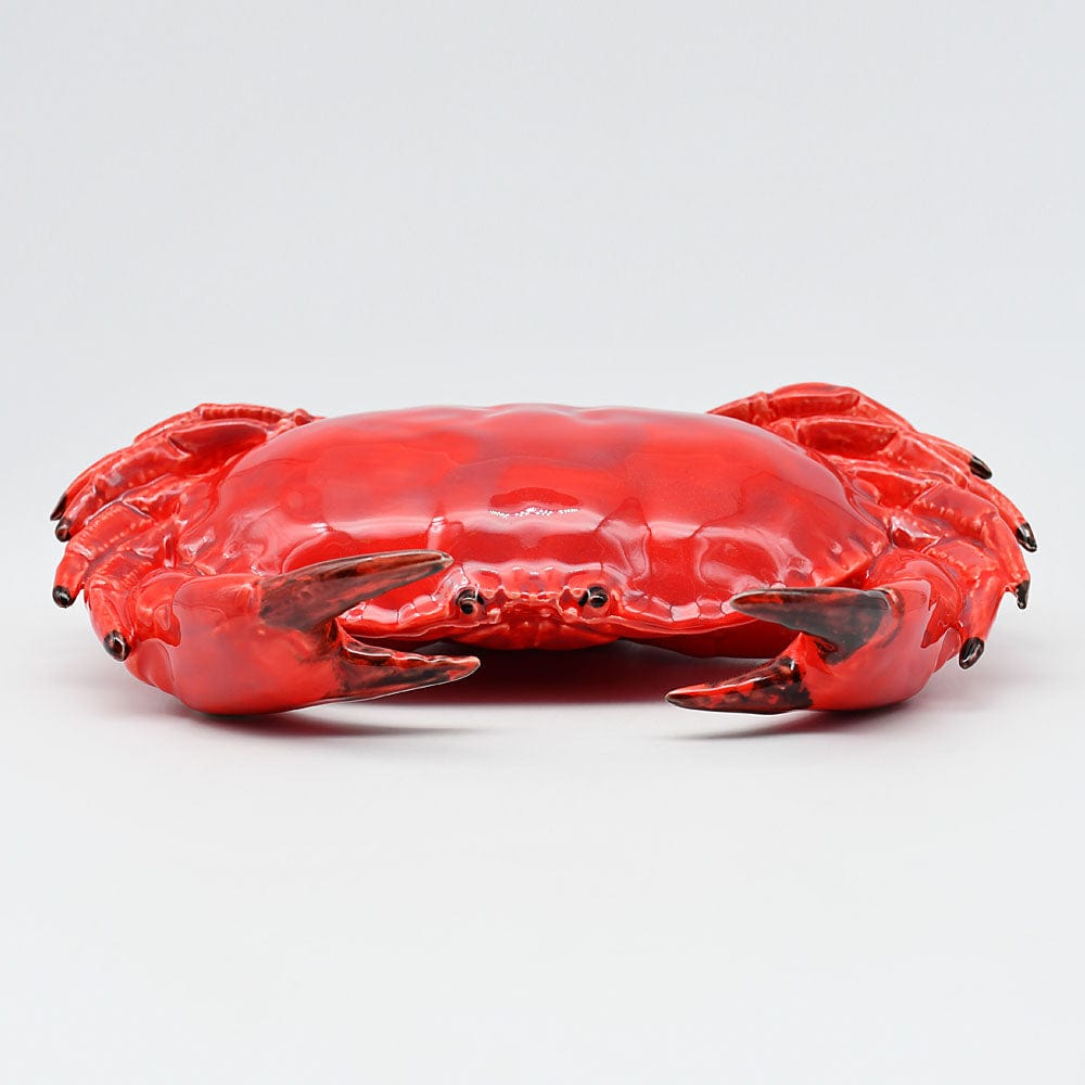 luisa-paix-o-crabe-en-c-ramique-rouge-26-cm-artisanal image 3