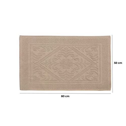 baroni-home-tapis-bain-coton-taupe-50-x-80-cm image 7