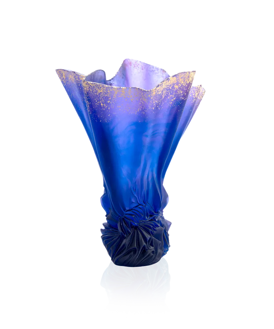 daum-croisi-re-vase-grand-mod-le-bleu-nuit-99-ex image 1