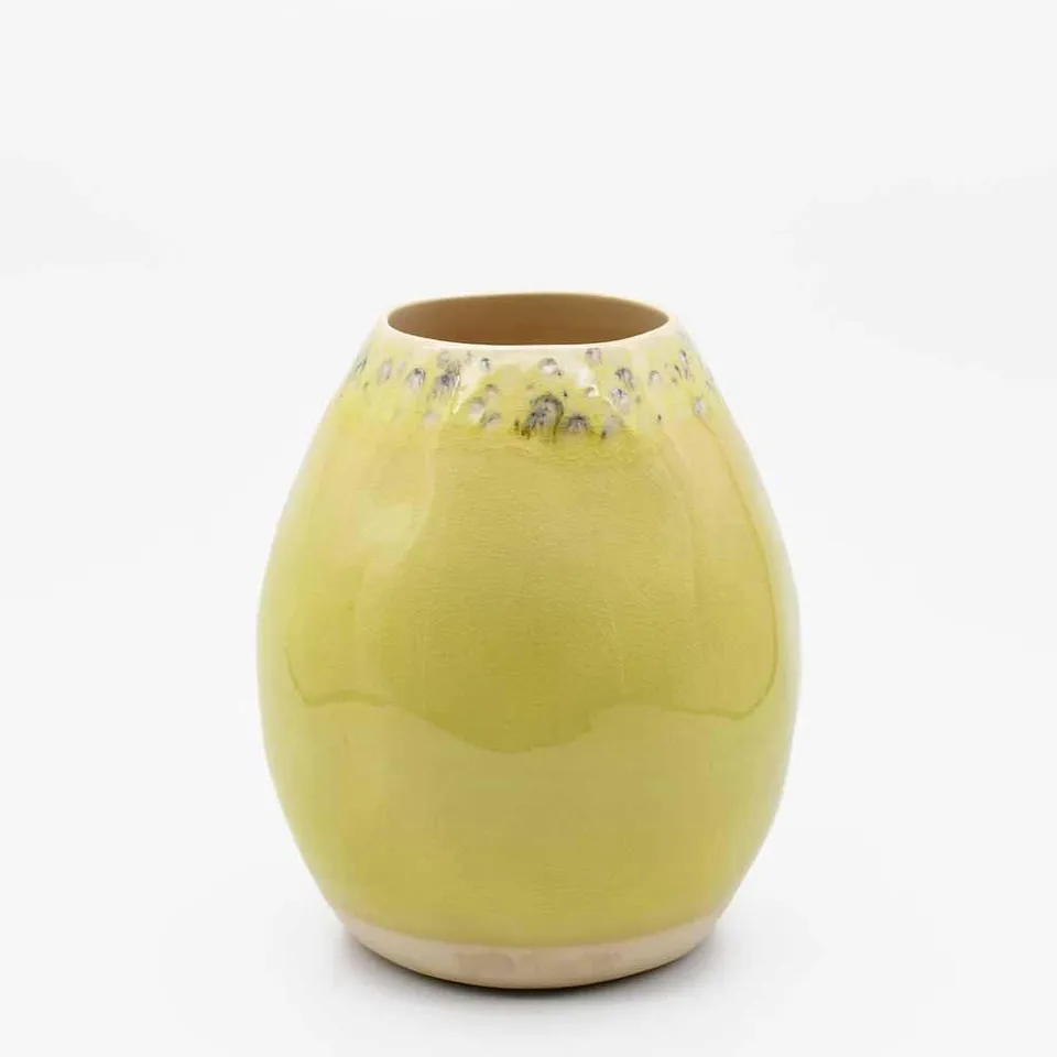 luisa-paix-o-madeira-vase-ovale-gr-s-jaune-21cm image 1