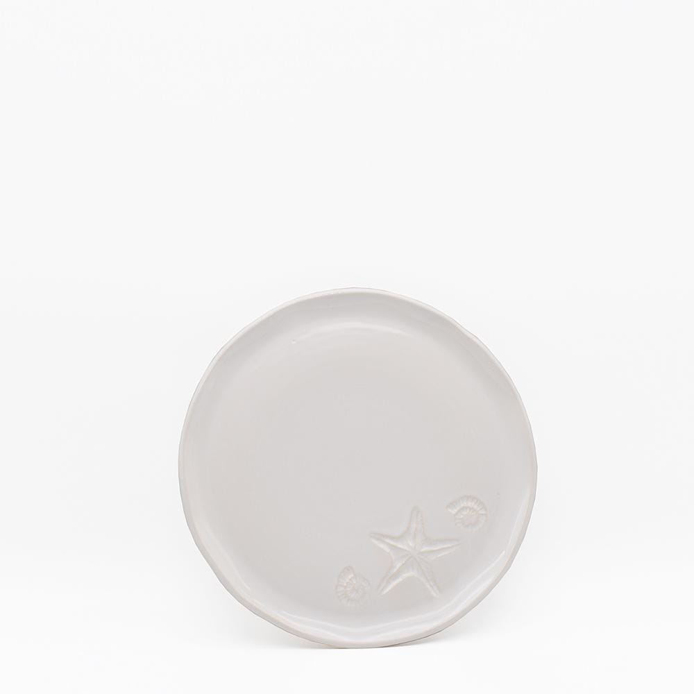 luisa-paix-o-assiette-estrela-do-mar-blanche-20cm image 1