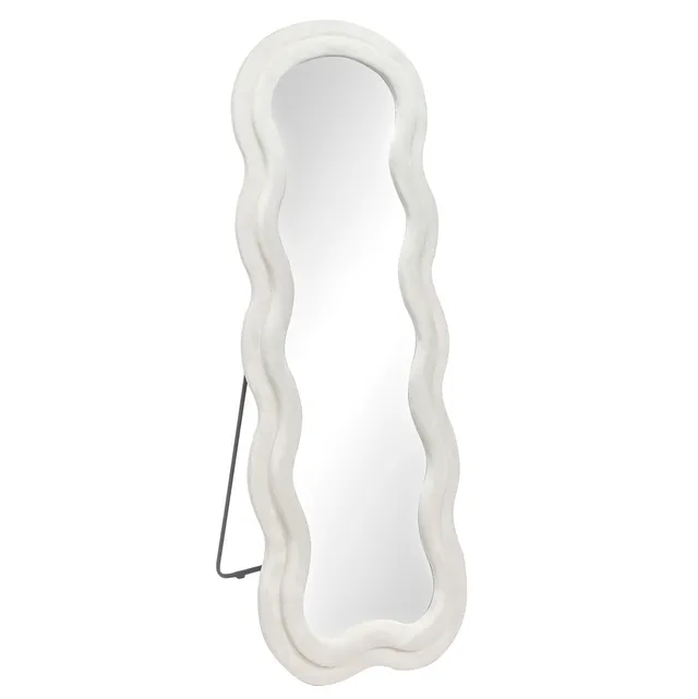 baroni-home-specchi-miroir-sur-pied-160x60-cm-velours-beige image 1