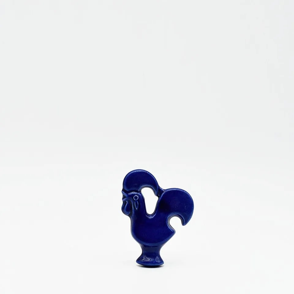 luisa-paix-o-galo-de-barcelos-magnet-c-ramique-bleu-9-cm image 1