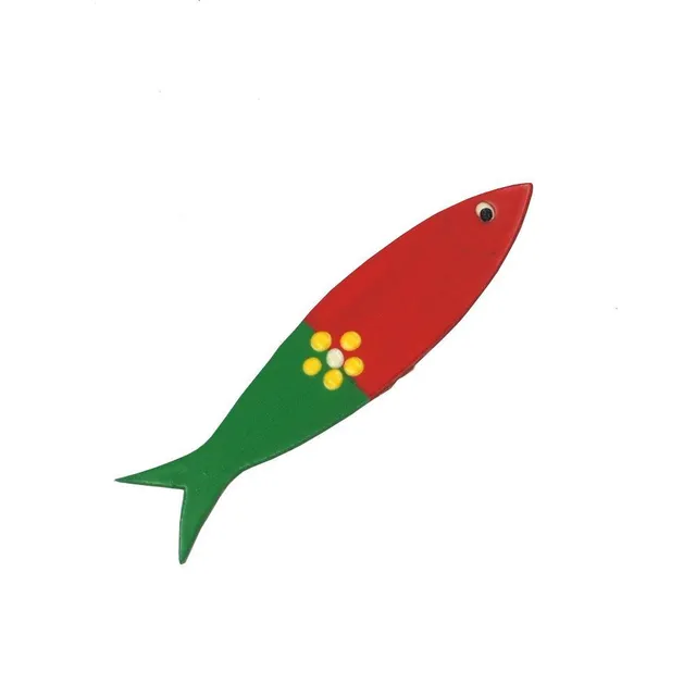 luisa-paix-o-d-co-sardine-en-bois-aimant-e-9-cm-drapeau image 1