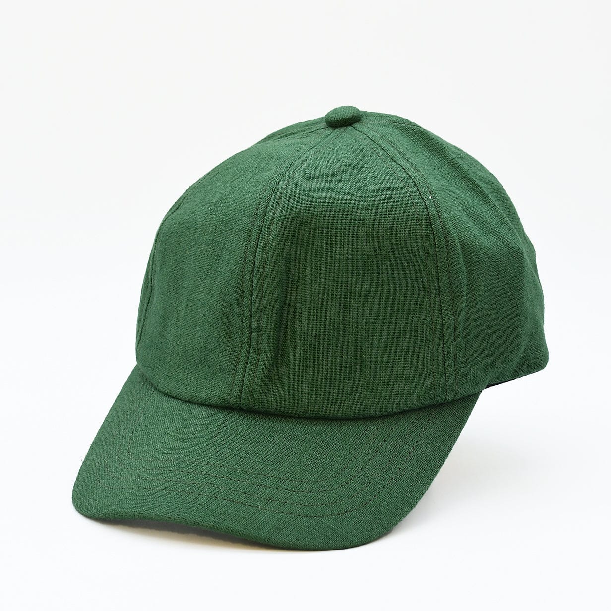 luisa-paix-o-casquette-en-lin-vert-taille-unique-100-lin image 1