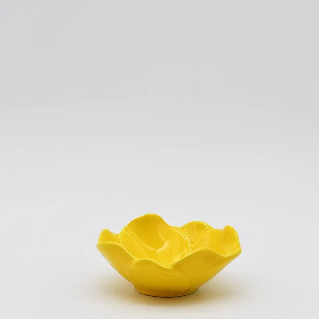 luisa-paix-o-papoila-petit-plat-c-ramique-jaune-10-cm-coquelicot image 1