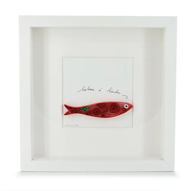 luisa-paix-o-sardinha-tableau-paperolles-sardine-25-cm-fait-main-2 image 1