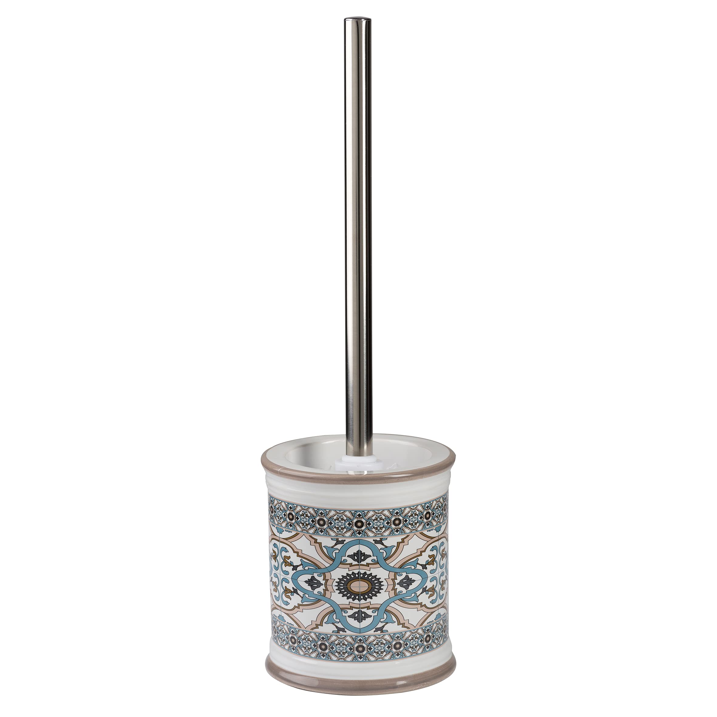 baroni-home-tutto-bagno-brosse-wc-c-ramique-fleurs-11x39-cm image 8