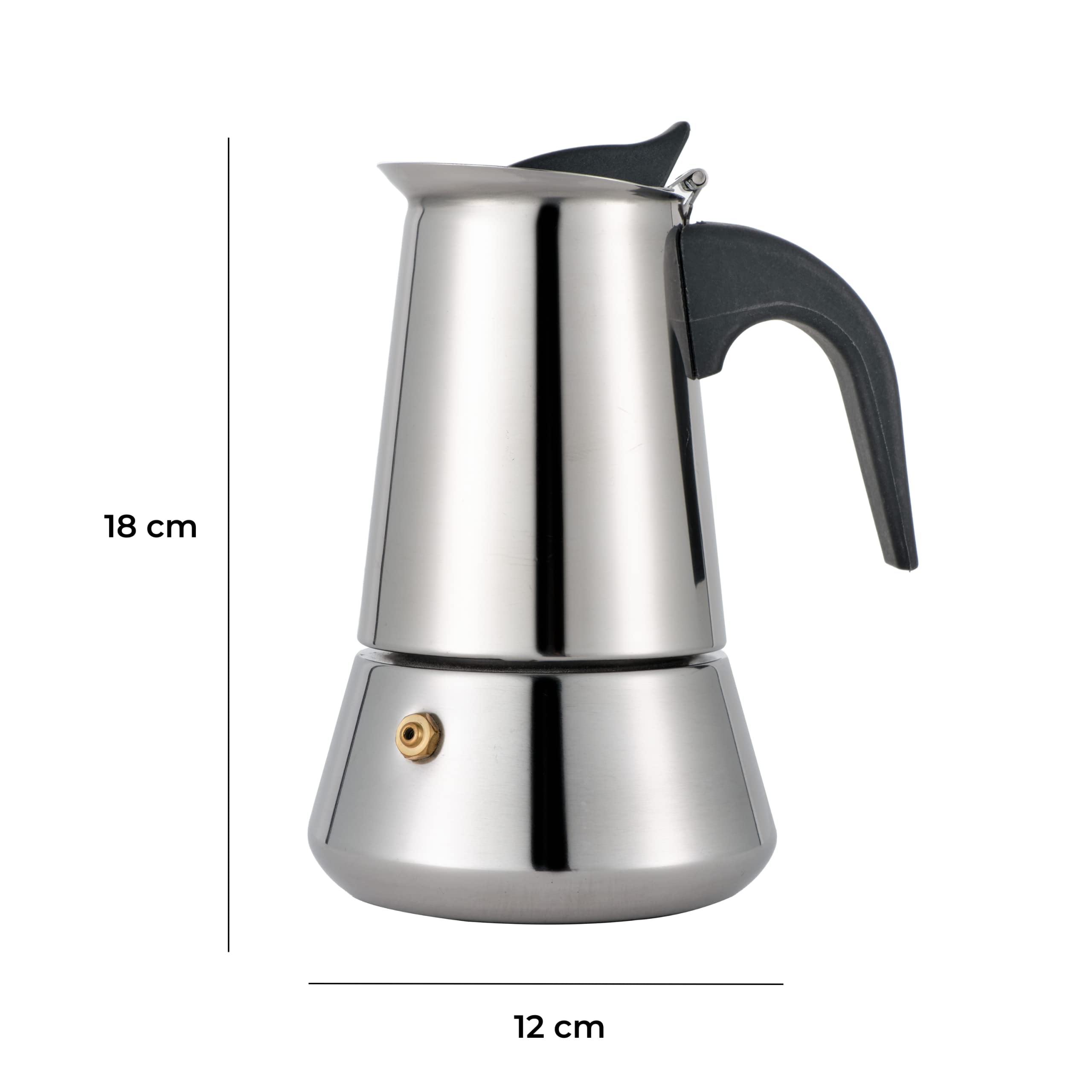 baroni-home-cucina-moka-cafeti-re-expresso-acier-6-tasses image 2