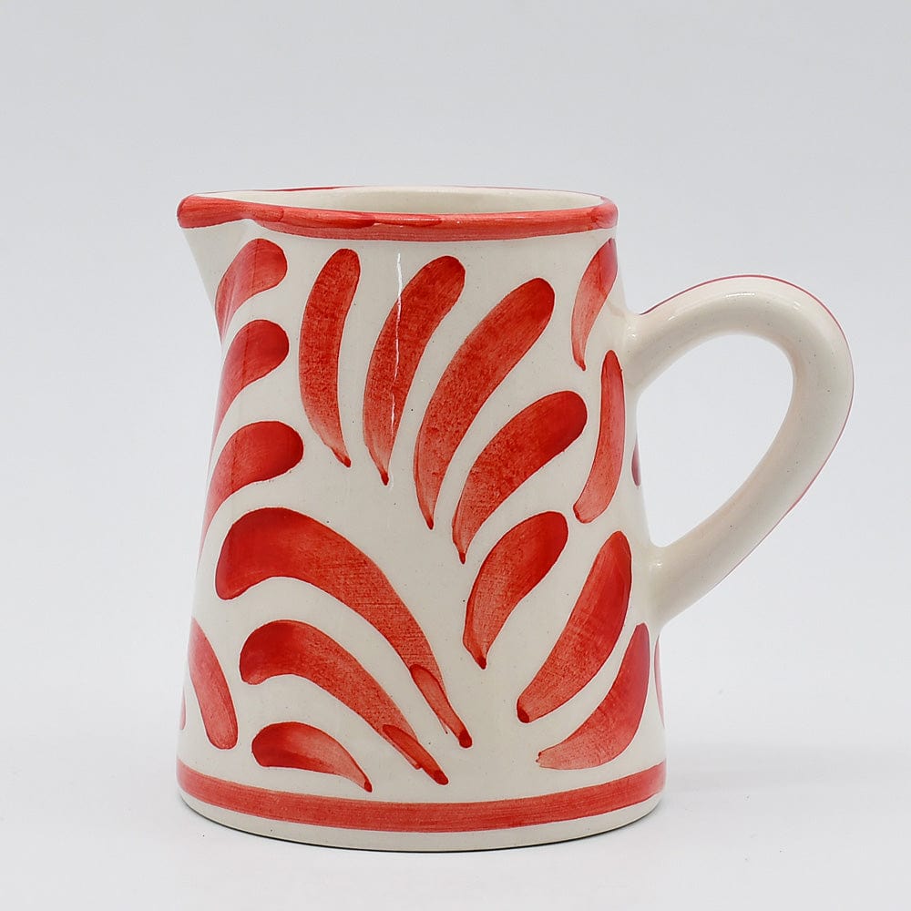 luisa-paix-o-pot-lait-andorinha-c-ramique-rouge-10cm-fait-main image 3