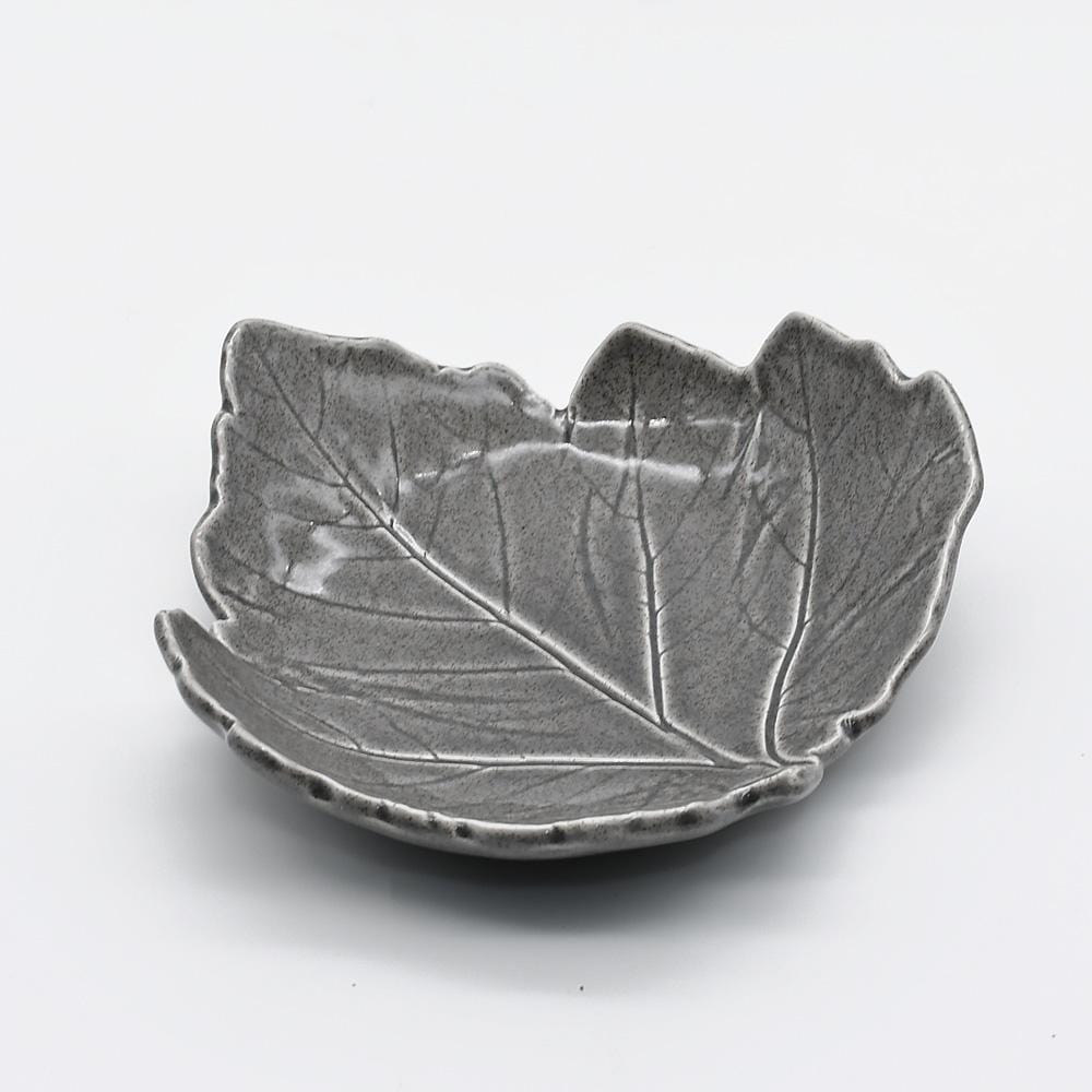 luisa-paix-o-platano-petite-assiette-c-ramique-grise-17-cm image 2