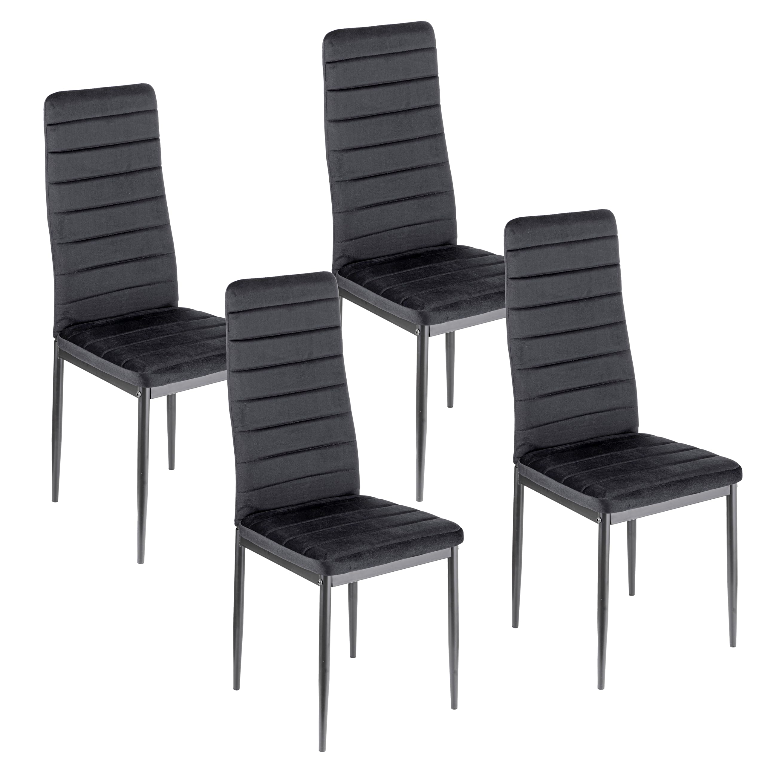 baroni-home-sedie-lot-4-chaises-salle-manger-beige-40x42x96-cm image 8