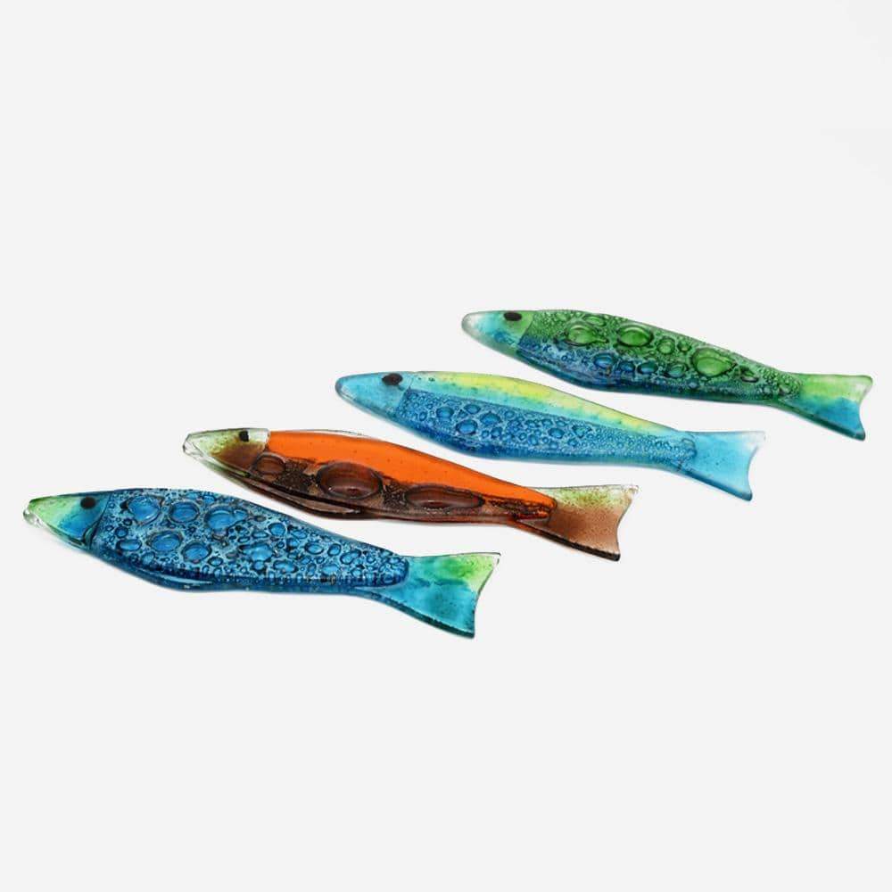 luisa-paix-o-sardine-en-verre-bleu-marinha-grande-19-cm image 2
