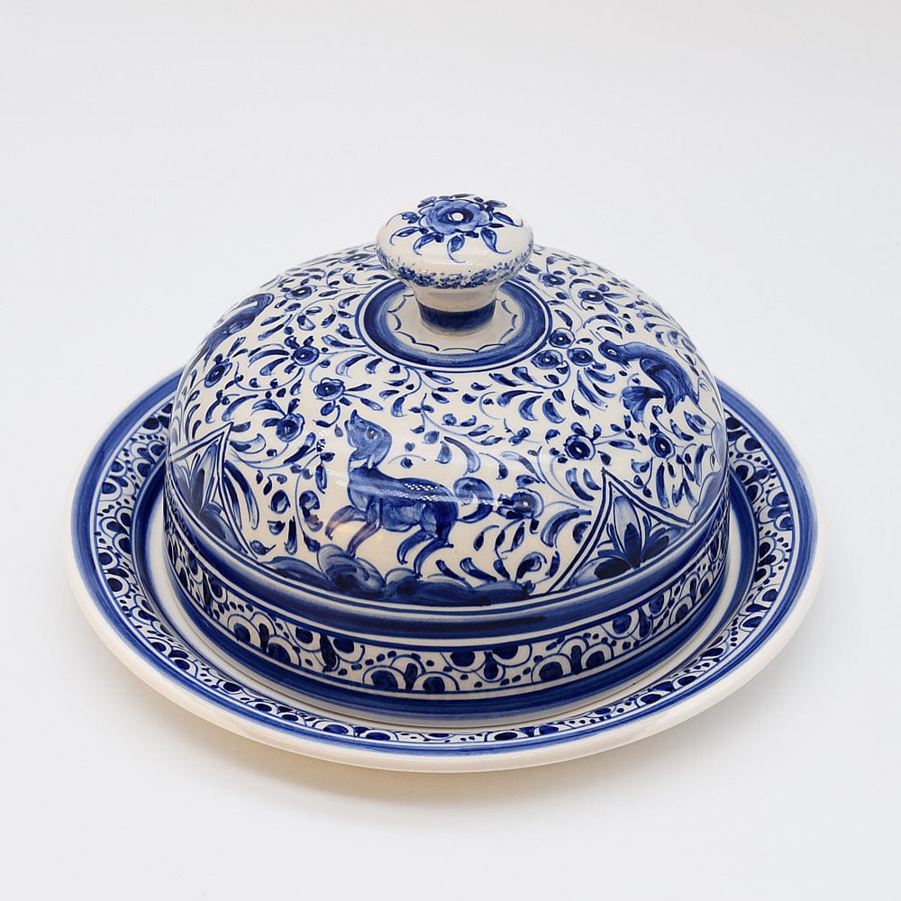 luisa-paix-o-vaisselle-portugaise-plateau-fromage-coimbra-bleu-24-cm image 3