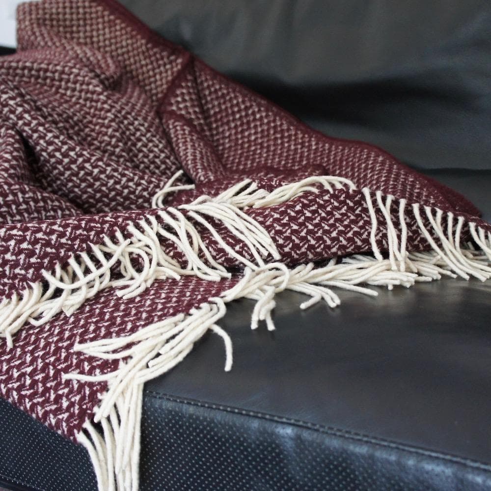 luisa-paix-o-plaid-andorinha-laine-bordeaux-beige-130x170-cm image 3