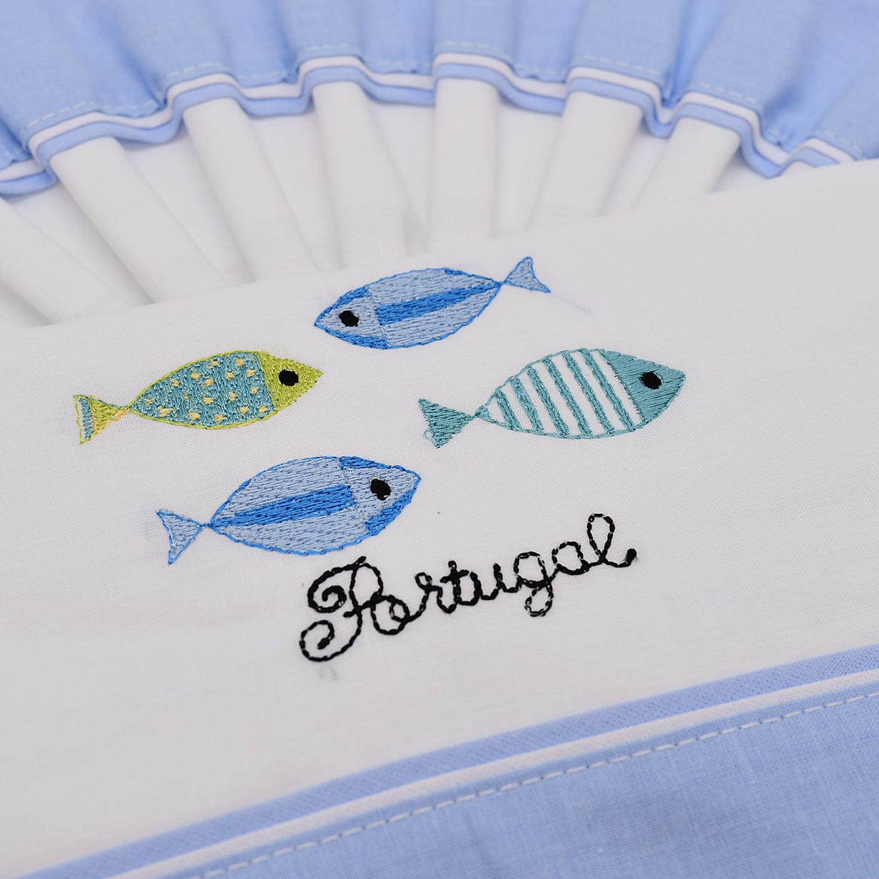 luisa-paix-o-sardinhas-parure-lit-b-b-bleu-coton image 2
