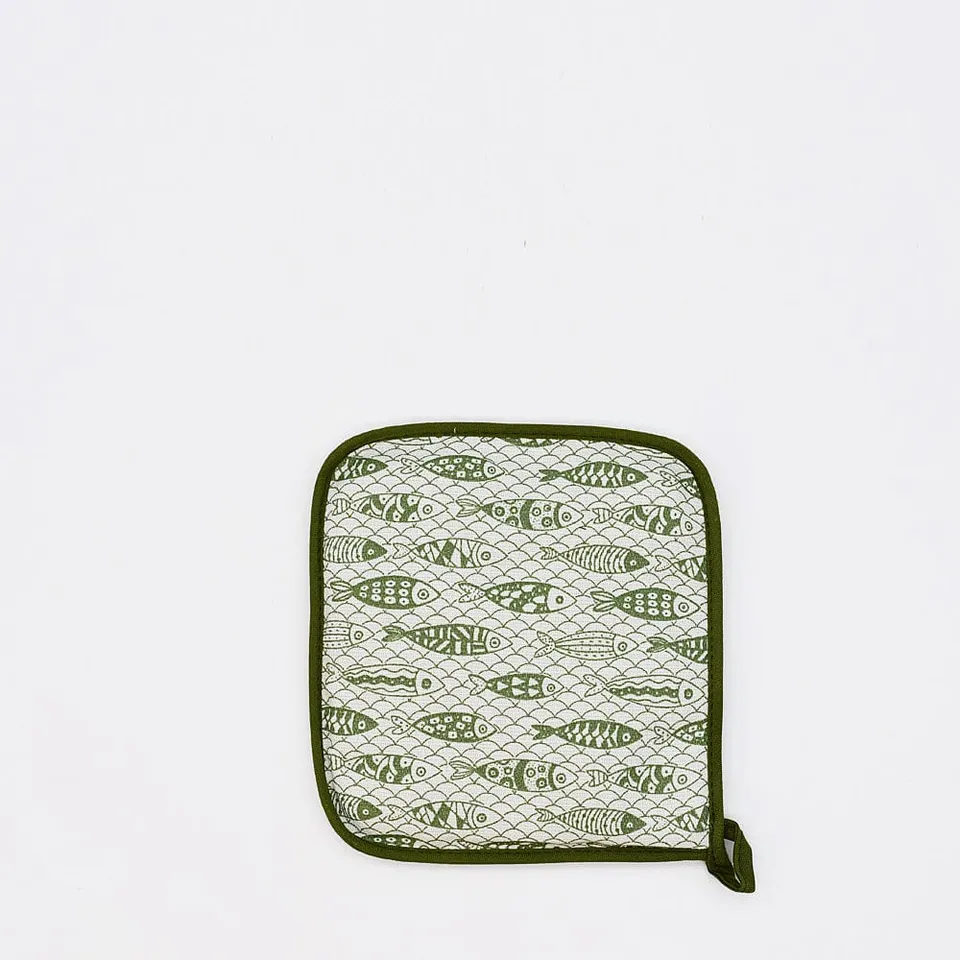 luisa-paix-o-sardinhas-manique-coton-vert-16x28-cm image 1