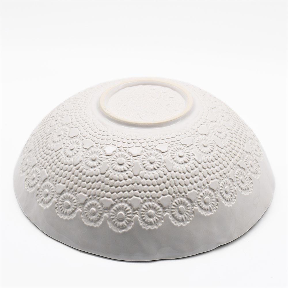 luisa-paix-o-flores-saladier-c-ramique-blanc-25cm image 2
