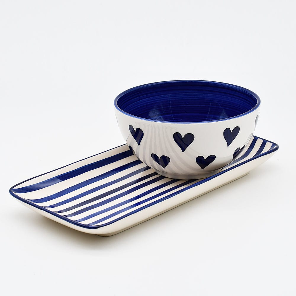 luisa-paix-o-namorados-bol-c-ramique-bleu-17cm image 4