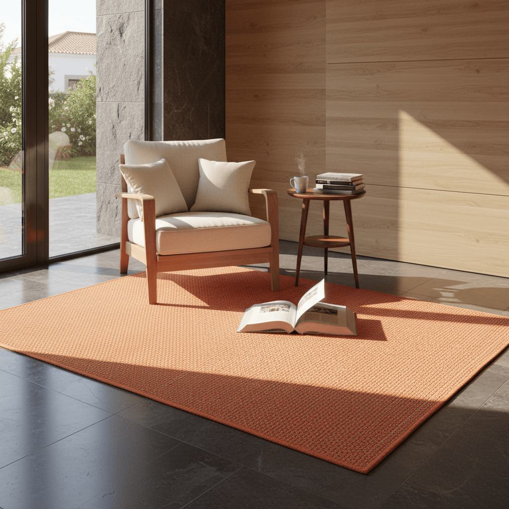luisa-paix-o-tapis-fibres-m-lang-es-orange-coton-lavable image 2
