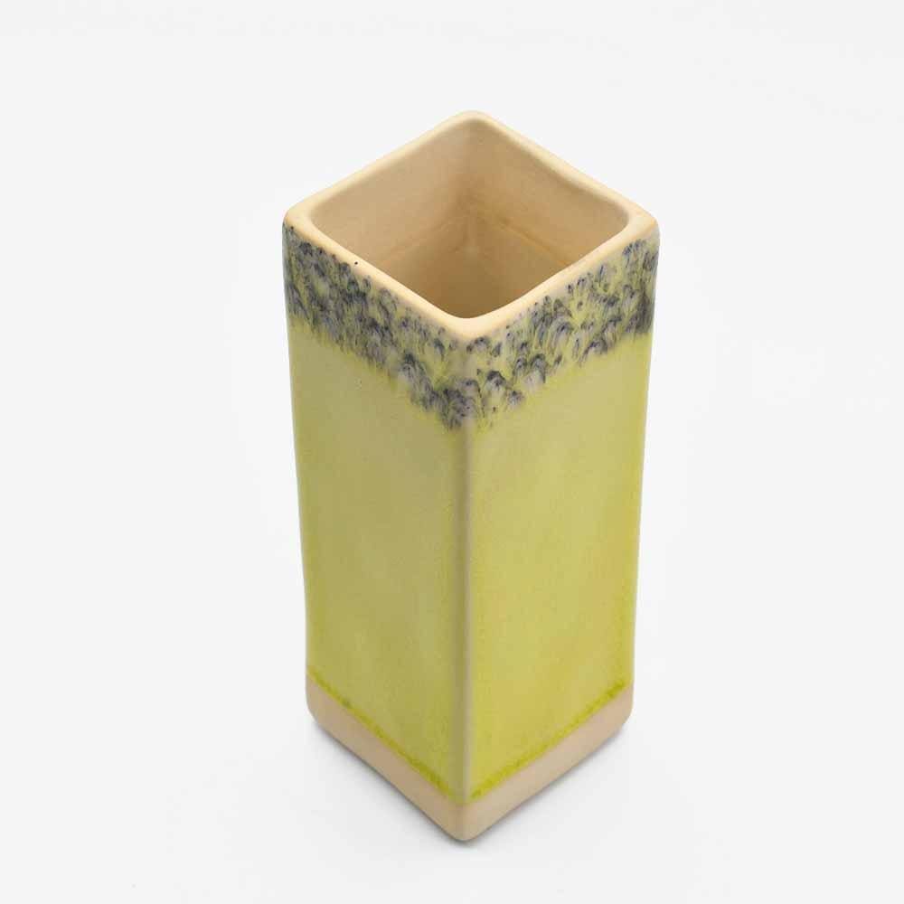 luisa-paix-o-madeira-vase-carr-en-gr-s-jaune-20-cm-fin image 2