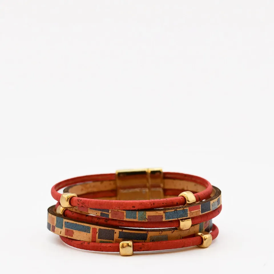 luisa-paix-o-bracelet-li-ge-naturel-4-lani-res-dor-21-cm image 1
