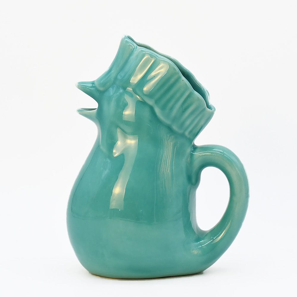 luisa-paix-o-vaisselle-portugaise-carafe-coq-c-ramique-turquoise image 1