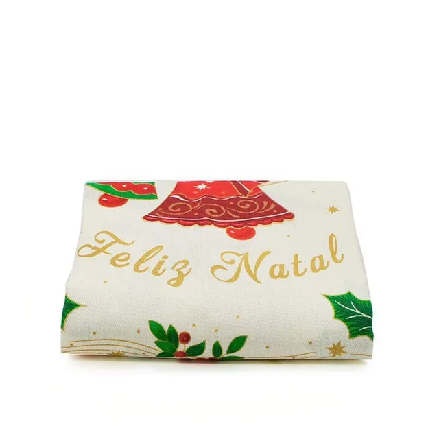 luisa-paix-o-natal-torchon-cuisine-coton-feliz-natal-50x70 image 1