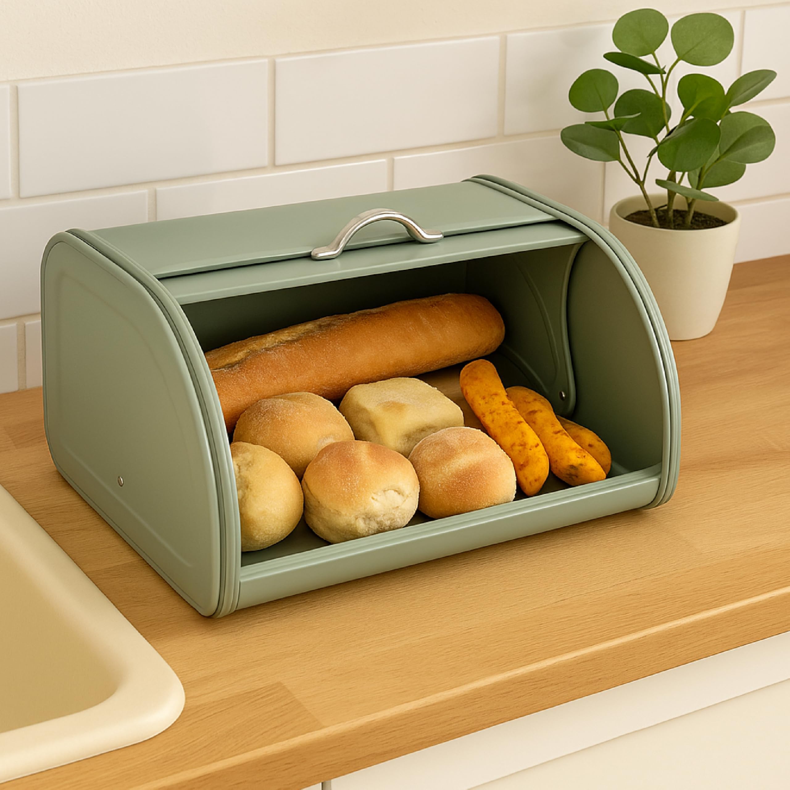 baroni-home-cucina-bo-te-pain-m-tal-sauge-30-cm image 2