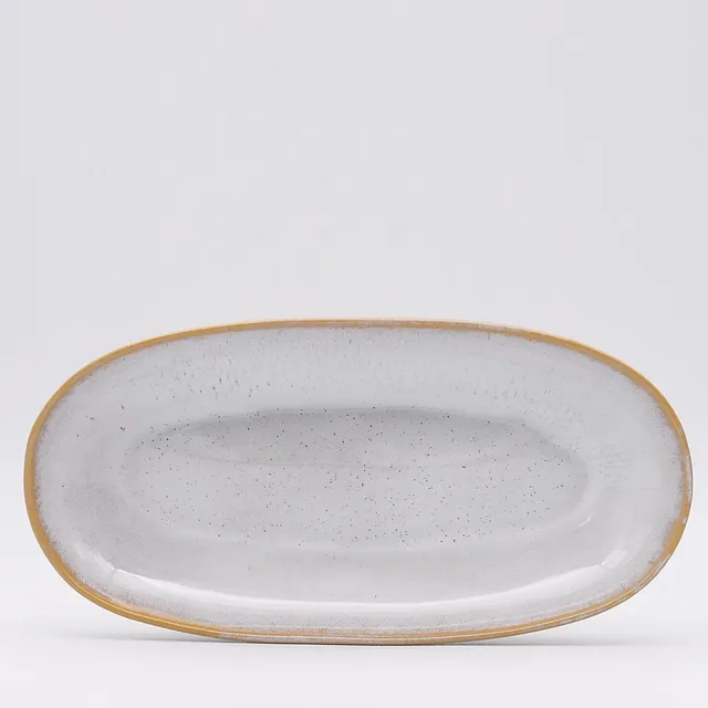 luisa-paix-o-amazonia-plat-de-service-en-gr-s-blanc-41-cm image 1