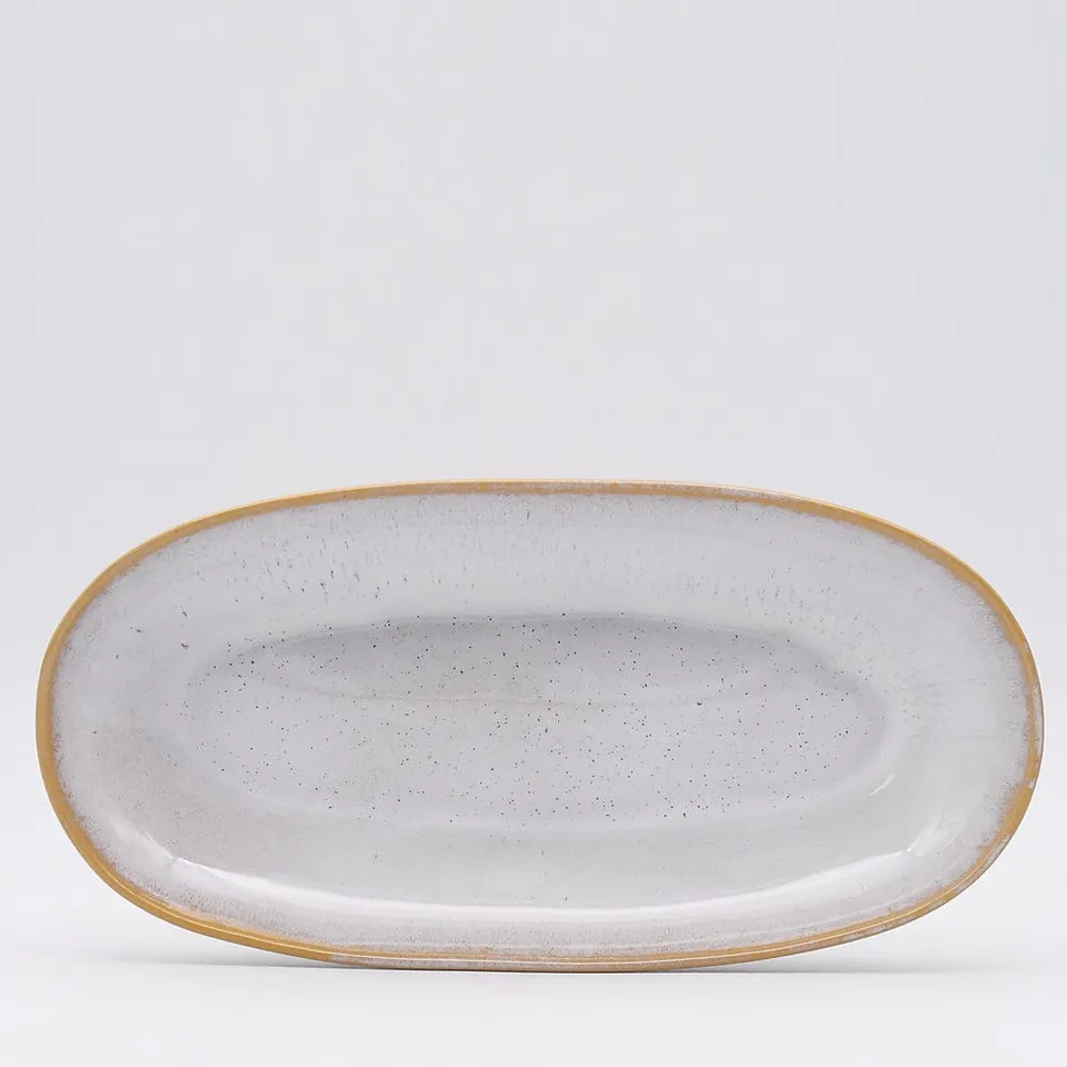 luisa-paix-o-amazonia-plat-de-service-en-gr-s-blanc-41-cm image 1