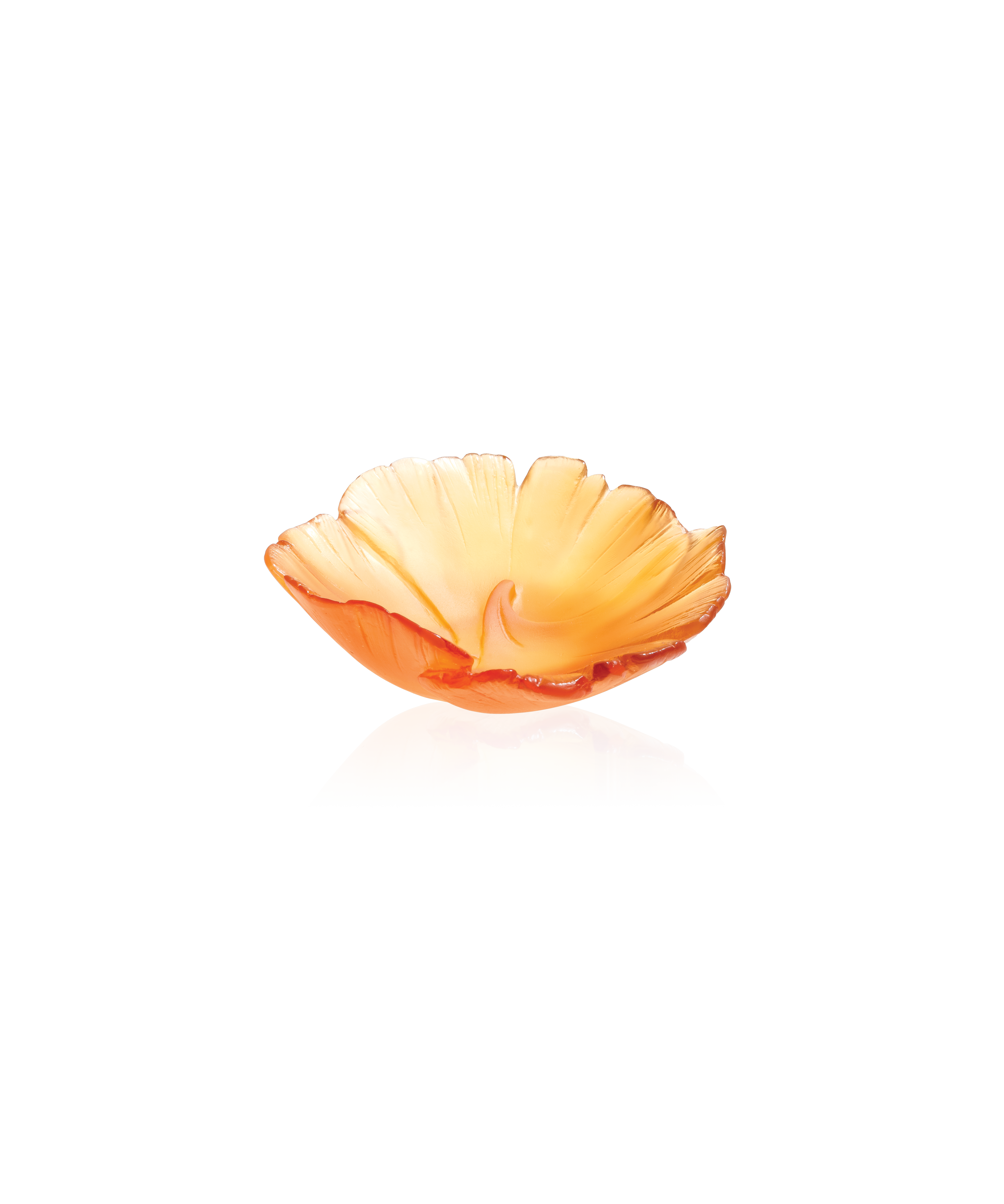 daum-ginkgo-coupelle-ambre-feuille-cristal image 1