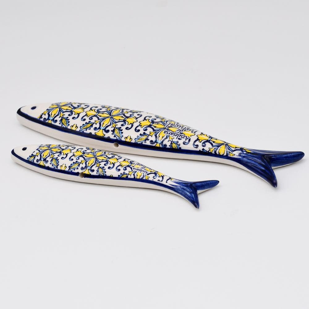 luisa-paix-o-tradicional-sardine-c-ramique-jaune-23-cm image 1