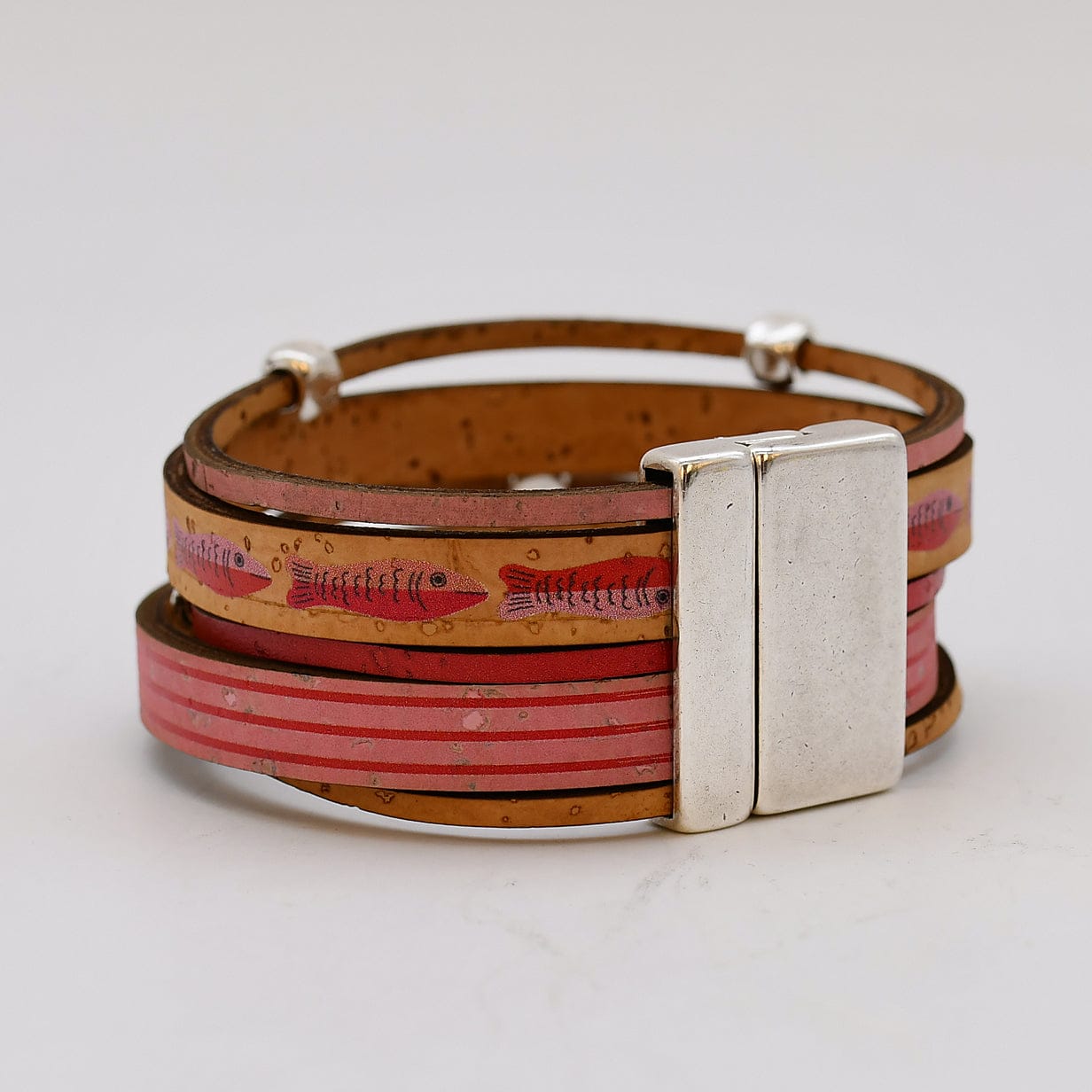 luisa-paix-o-bijoux-bracelet-li-ge-5-lani-res-argent-21cm image 4