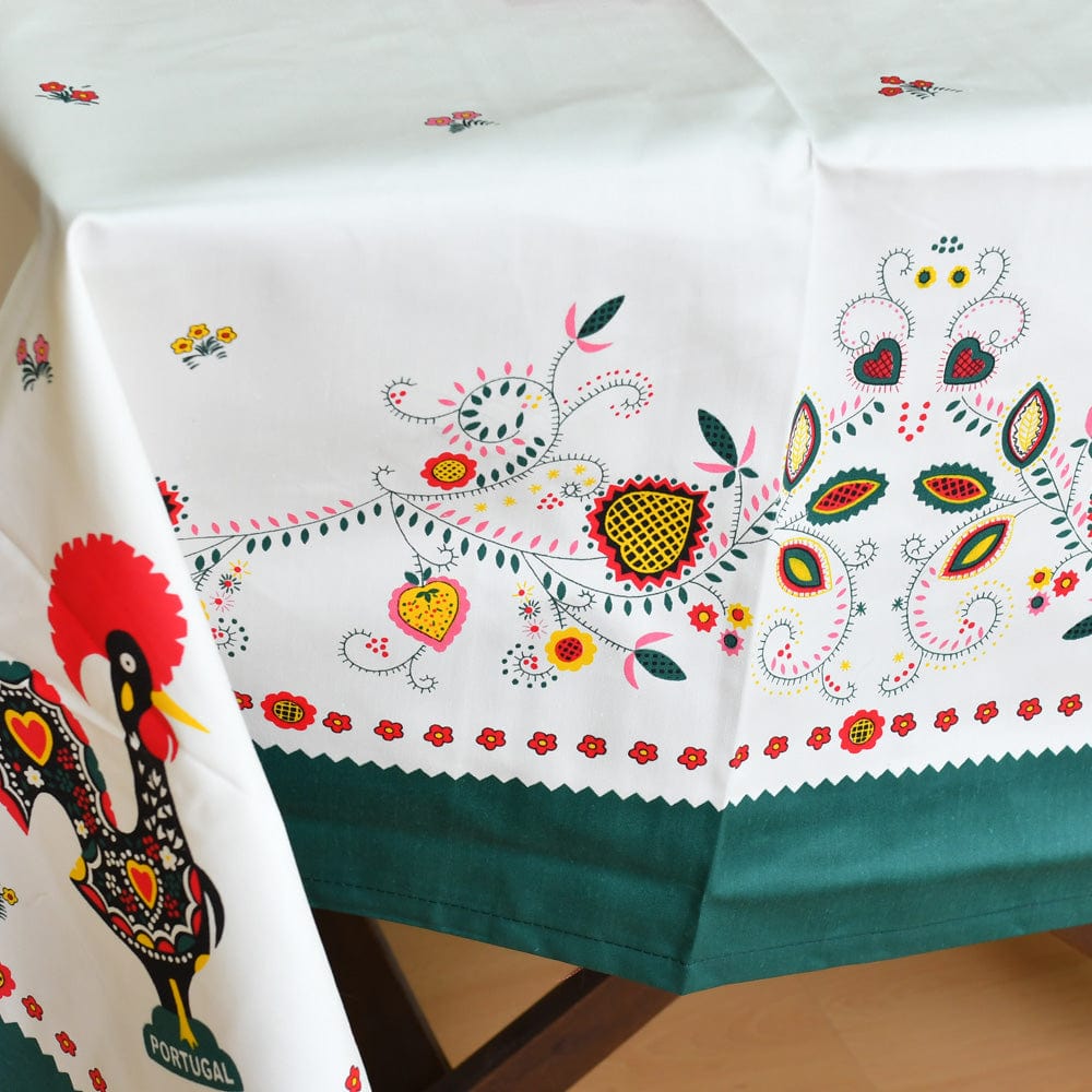 luisa-paix-o-nappe-galo-coton-verte-ronde-150cm image 3