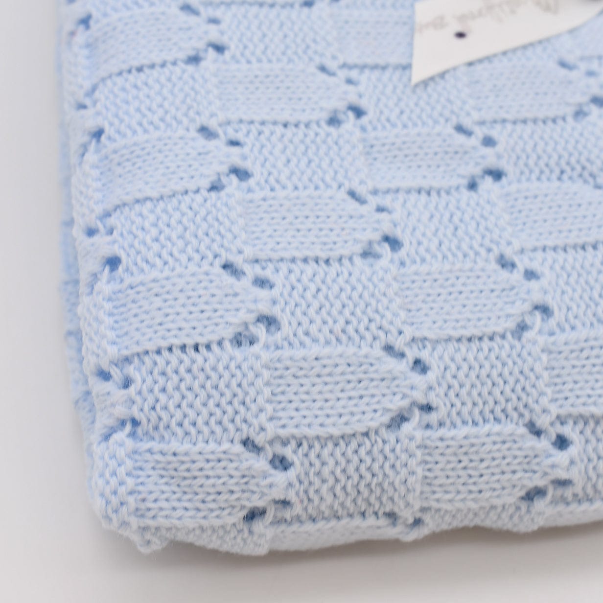 luisa-paix-o-linge-couverture-b-b-maille-bleu-85x85cm image 4