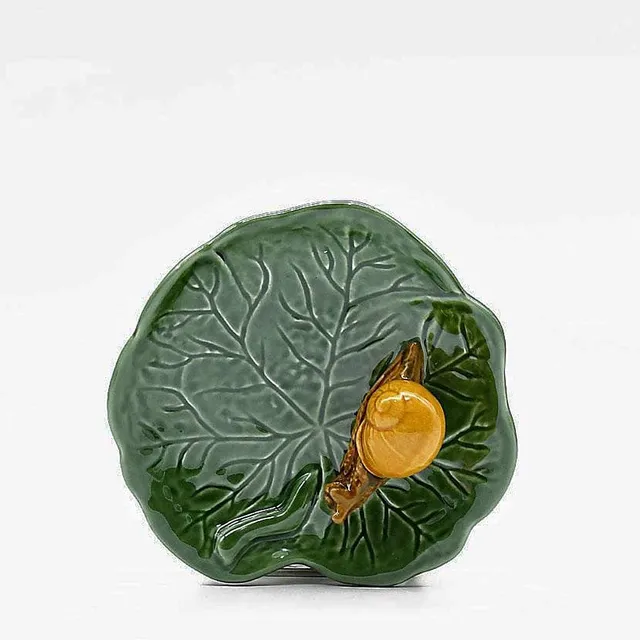 luisa-paix-o-caracol-petite-assiette-c-ramique-24cm image 1