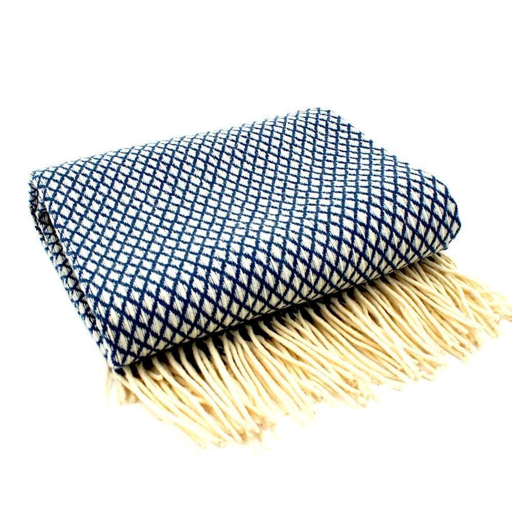 luisa-paix-o-linge-de-maison-plaid-en-laine-bleu-et-beige-130x170 image 1